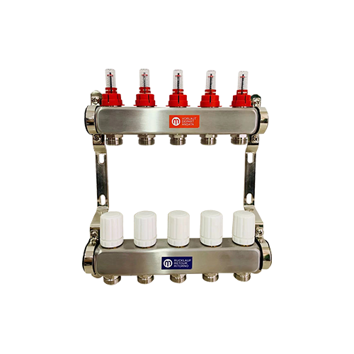 流量计不锈钢拉丝分集水器